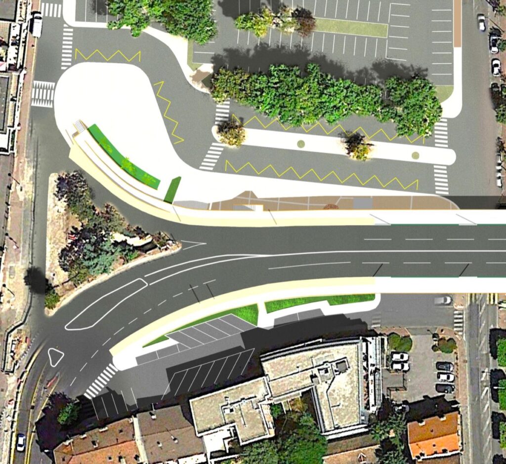 Photomontage du projet côté Juvisy-sur-Orge