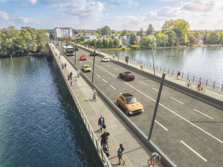 Le pont élargi (projet)